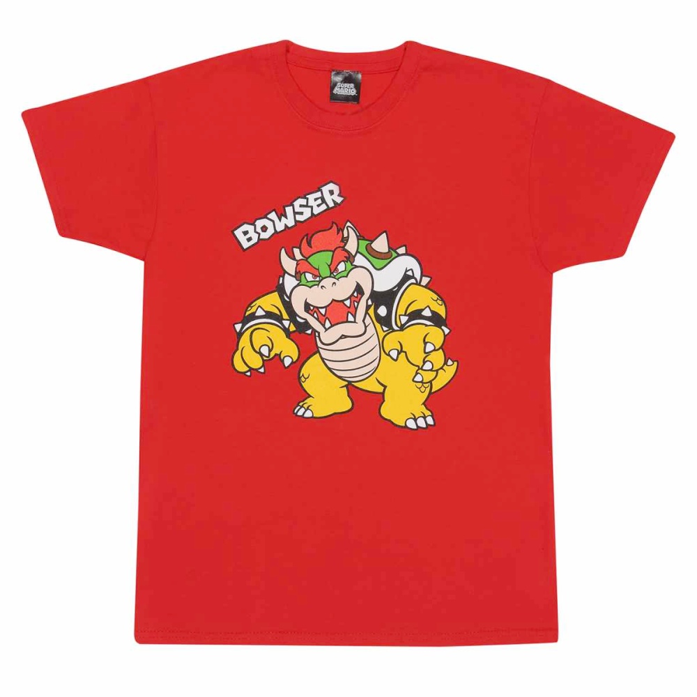 Nintendo Super Mario - Bowser Kids T-shirt - Red
